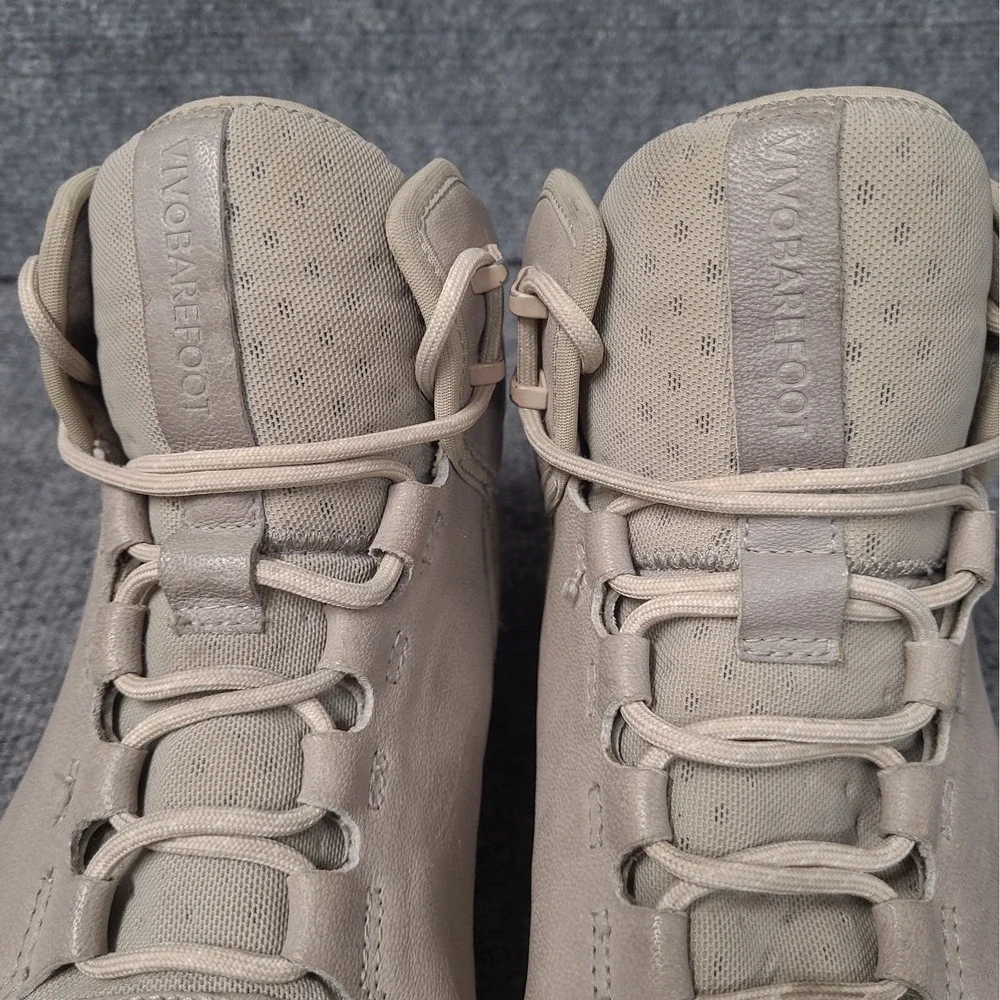 Vivobarefoot Borough Men's Light Grey  Sneaker Boot Shoes Men's Size 12 (EU 45)